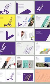 This creative presentation template is great for showcasing your brand elements and standards in a. Multiadaptor Ncvo Formfiftyfive Design Inspiration From Around The World Brand Guidelines Design Brand Guidelines Booklet Design