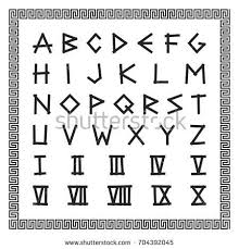 Image Result For Ancient Rome Letter Writing Greek Font Cool Fonts Alphabet Alphabet