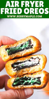 Air Fryer Fried Oreos Taste Just Like Deep Fried Easy Dessert Recipe That Is Great For Eve Air Fryer Recipes Healthy Air Fryer Oven Recipes Air Frier Recipes