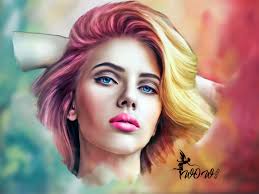 Smudge Art Amanda Seyfried Digital Painting Photoshop Photoshop Painting Easy Drawings For Kids