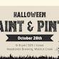 Halloween Paint & Pints @ Headlands Brewing Walnut event image