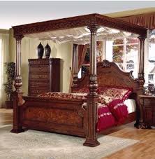 Cherry Wood Queen Canopy Bedroom Set Beautiful Canopy Bedroom Sets Canopy Bedroom Canopy Bed Frame