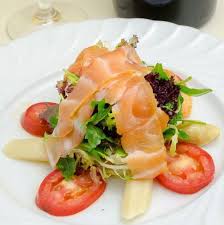 Smoked salmon salad with eggs potatoes watercress and capers. Pin On Fine Dining