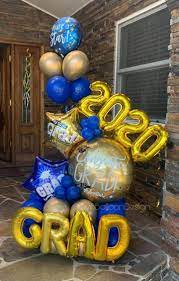 Graduation Balloon Bouquet Diy Graduation Decorations Party Balloon Decorations Graduation Graduation Balloon Bouquets