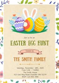 Easter Party Invitation Easter Birthday Invitations Easter Party Invite Birthday Invitation Templates