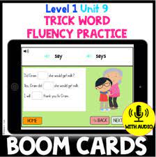 This center goes along with the words taught in fundations level 2 unit 10 but can be taught with any program that teaches sounds of ay and ai. Unit 9 Trick Words Worksheets Teaching Resources Tpt