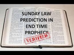 National Sunday Law In End Time Prophecy 100 Bible Based Prophecy Law Bible Prophecy