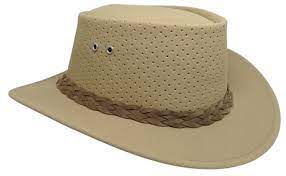 Een gloednieuw, ongebruikt, en ongedragen object in de oorspronkelijke verpakking (zoals de oorspronkelijke doos of zak) en/of met de oorspronkelijke labels. Aussie Chiller Outback Bushie Hat Morton Golf Sales