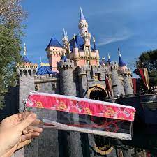 What A Pretty Day Castle And Straw Bag Im So Happy It Is Warming Up A Bit In California Im For Sure Disneyland Holidays Disneyland Annual Pass Disney Holiday