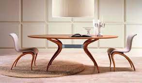Retro Modern Dining Table Design From Porada Nikiniku Com Dining Table Design Dining Table Design Modern Round Dining Room Table