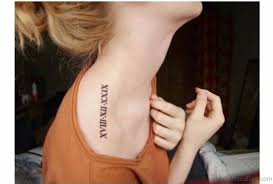Check spelling or type a new query. 49 Stylish Roman Numeral Tattoos On Neck