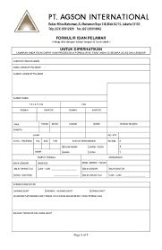 Check spelling or type a new query. Formulir Isian Pelamar Docx Document
