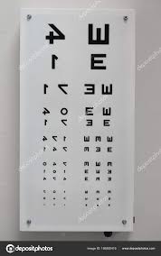 Optometrist Eye Test Chart Stock Editorial Photo Milinz