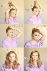21 Ridiculously Easy Hairstyles You Can Do With Spin Pins Wavy Hair Overnight Spin Pin How To Curl Your Hair