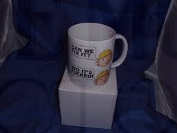 Bob The Builder Mug Can We Fix It No Its F Cked Funny Joke Mug