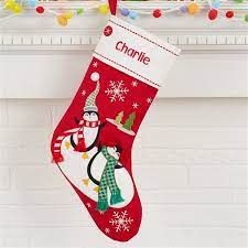 Merry Little Characters Personalized Christmas Stockings