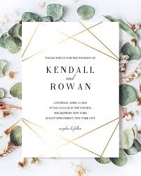 Give The Perfect First Statement Of Your Big Day To Your Loved Ones With This Geometric Invitations Geometric Wedding Invitation Modern Wedding Invitation Sets