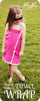 Your little one has something bright and colorful to look at on the chest. How To Make A Towel Wrap