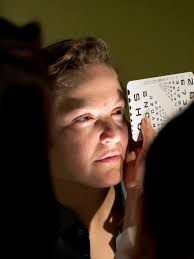 Teamwork in action! The Eye institute's Dr. Brandy Scombordi, Monica Harmon  from Drexel's Community Wellness Hub, and Vision Link reps teamed up to  provide community vision exams at the Dornsife Center for