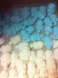 Cream Cheese Mints Shape Of Baby Rattler Perfect For Baby Shower Cream Cheese Mints Grey Baby Shower Baby Shower