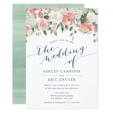 Midsummer Watercolor Floral Wedding Invitation Zazzle Com Floral Wedding Invitations Watercolor Floral Wedding Invitations Spring Wedding Invitations