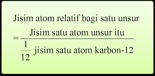 Jisim Atom Relatif Nota Ulangkaji Kimia Spm Tingkatan 4 Tingkatan 5
