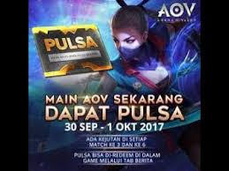 Nah cara mendapatkan pulsa gratis tanpa aplikasi hanya cukup memakai layanan survey online cara mendapatkan pulsa gratis lewat internet mungkin masih diragukan oleh sebagian orang c. Cara Dapat Pulsa Gratis Di Game Aov 100 Work Event Now Youtube