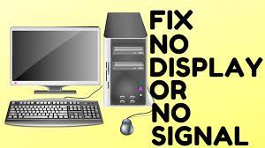 Computer boot but no signal on monitor solved/closed report. How To Fix Computer No Display Or No Signal On Monitor Youtube
