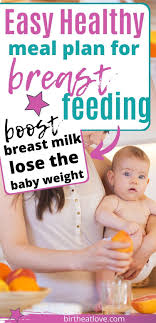 Breastfeeding Meal Plan For Healthy Mom Baby Birth Eat Love In 2020 Breastfeeding Foods Healthy Breastfeeding Healthy Breastfeeding Diet