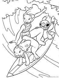 Designs include cornucopias, corn stalks, and turkeys! Lilo And Stitch Surfing Coloring Pages Coloring4free Coloring4free Com
