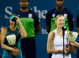 She followed that up with a run to the us open finals, nearly upsetting naomi osaka to win her third grand slam. The First Western Southern Open Trophies Have Been Awarded As Women S Doubles Competition Ends