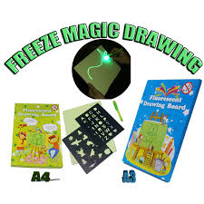 She loves it as it is nothing. Elice A3 A4 Drawing Board Fluorescent Glow In The Dark With Light Children Kids Funny Paint Toy Board Set With 1 Maker Buy At The Price Of 9 99 In Aliexpress Com Imall Com
