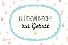 Glückwünsche Zur Geburt Willkommen Baby Familiede