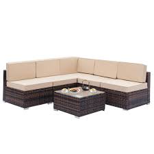 Lightweight and stylish our sofa sets are the ideal rattan furniture set for any garden or conservatory. 2021 Pe Rattan Sofa Set Patio Furniture With 1corner Sofas 4 Single Sofas 1 Coffee Table From Yechain 602 02 Dhgate Com