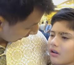 Mengharukan, Momen King Faaz Anak Fairuz Menangis Tersedu Tak Bisa Foto  dengan Habib Umar