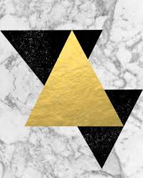 Black White And Gold Artwork Marble Tri Black Gold Gold Foil Gold Marble Black And White Trendy Luxe Gold Phon White And Gold Wallpaper Black And Gold Marble Geometric Art Prints