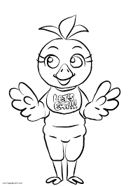 Download or print for free. Chica Toy From Fnaf Coloring Pages Five Nights At Freddy S Coloring Pages Coloring Pages For Kids And Adults