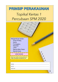 Prinsip perakaunan tingkatan 5 bersama cikgu hadi bimbingan untuk menyediakan projek tugasan kertas 3. K1 Modul 1 Modul 2 Worksheet