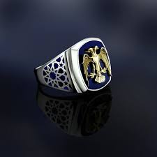Silver Animal Rings Unique Ottoman Mens Ring Cool Mens Etsy Silveranimalrings Uniquemensring Ottomanme Silver Animal Rings Rings For Men Signet Ring Men