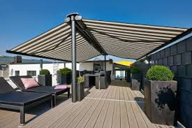 Freistehende Markisen Pergola Schatten Terassenideen Freistehende Markise