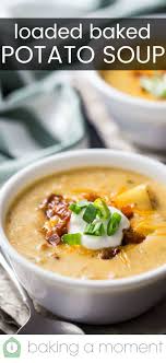 Bring to a boil, stirring frequently, and cook for 8 to 10 minutes. Loaded Baked Potato Soup Easy Hearty One Pot Meal Baking A Moment