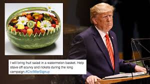 You've got to be kidding me. If Trump S Civilwar2 Happens We Ve Got Plenty Of People Offering To Bring Salads