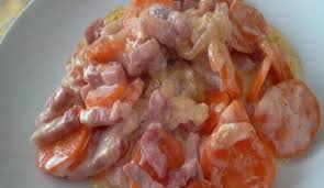 Carottes A La Carbonara Au Thermomix Recette Thermomix Recettes De Cuisine Recette Repas Leger