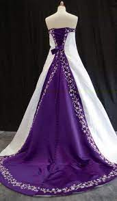 Stylish Purple Wedding Dress Purple Wedding Dress Purple Wedding Gown Colored Wedding Dresses