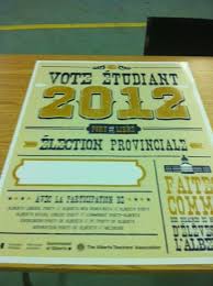 pin on student vote alberta 2012