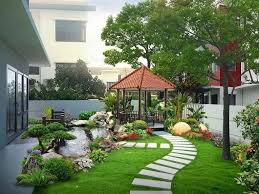 42 Beautiful Garden Design Ideas That You Can Try In Summer 2019 Home Dsgn Backyard Landscaping Designs Backyard Garden Design Modern Backyard