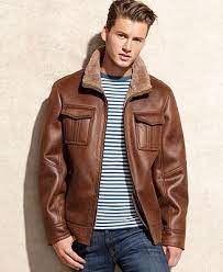 Buffalo David Bitton Big And Tall Jacket 4 Pocket Faux Leather Faux Shearling Lined Jacket Coats Jackets Men Big And Tall Jackets Mens Jackets Jackets