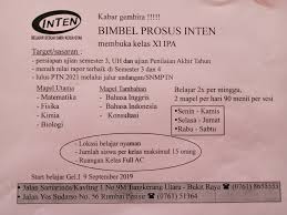Maybe you would like to learn more about one of these? Inten Pekanbaru Kini Membuka Bimbel Prosus Inten Rumbai Facebook