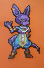 Sprite Whis And Beerus Pearls Hama Hama Beads Pixel Art In 2020 Pixel Art Hama Beads Perler Bead Art