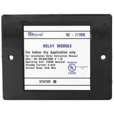 This relay module has two channels (those blue cubes). Re 717mr Ravel Control Relay Module Ravel Fire Alarm Systems Dp Fire Protection Noida Id 21517312591